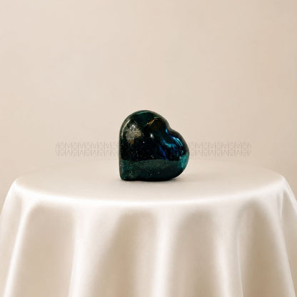 Bloodstone Heart  Crystal Heart