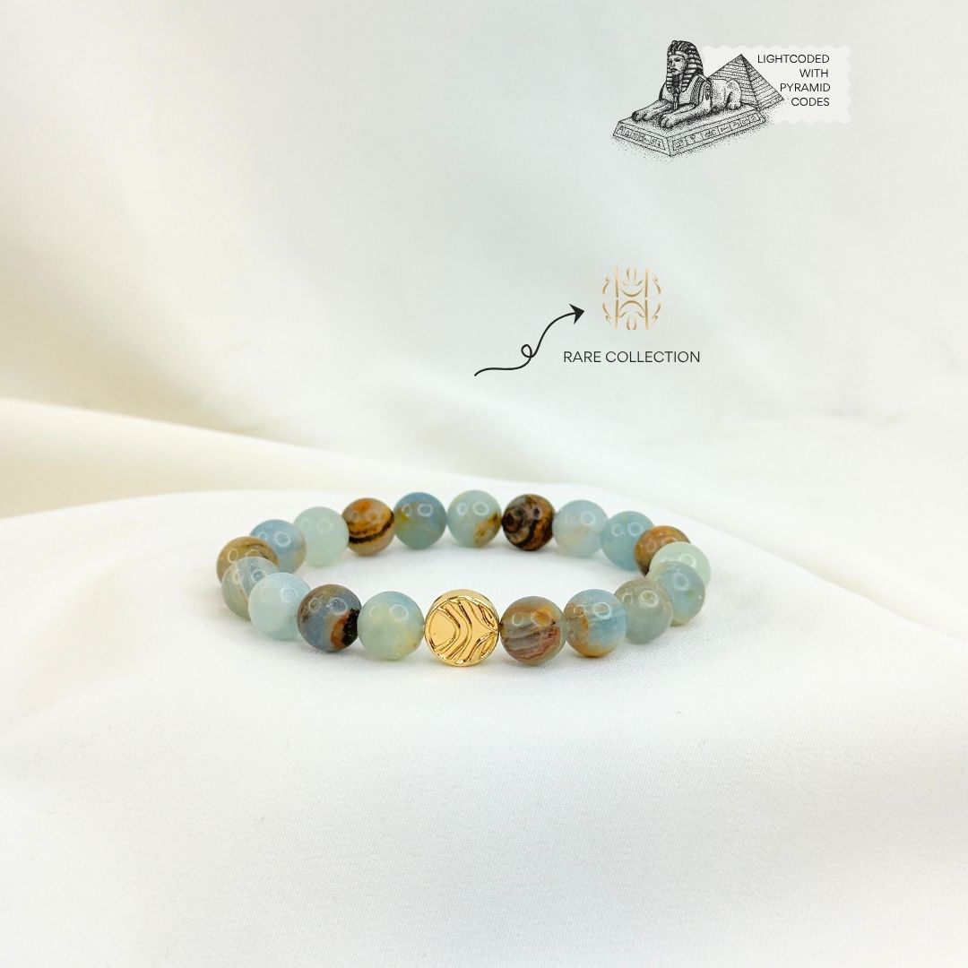 Blue Aragonite Bracelet 