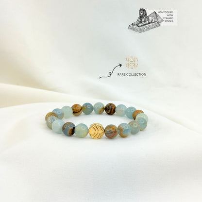 Blue Aragonite Bracelet 