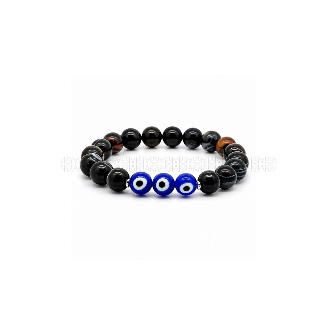Reverse Evil Eye  Crystal Bracelet Mixel