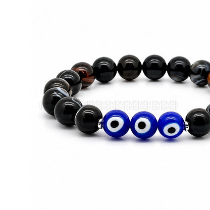 Reverse Evil Eye  Crystal Bracelet Mixel