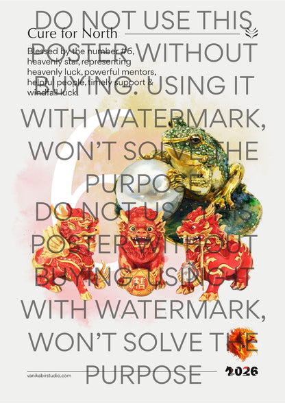 CURE FOR NORTH - DIGITAL POSTER 