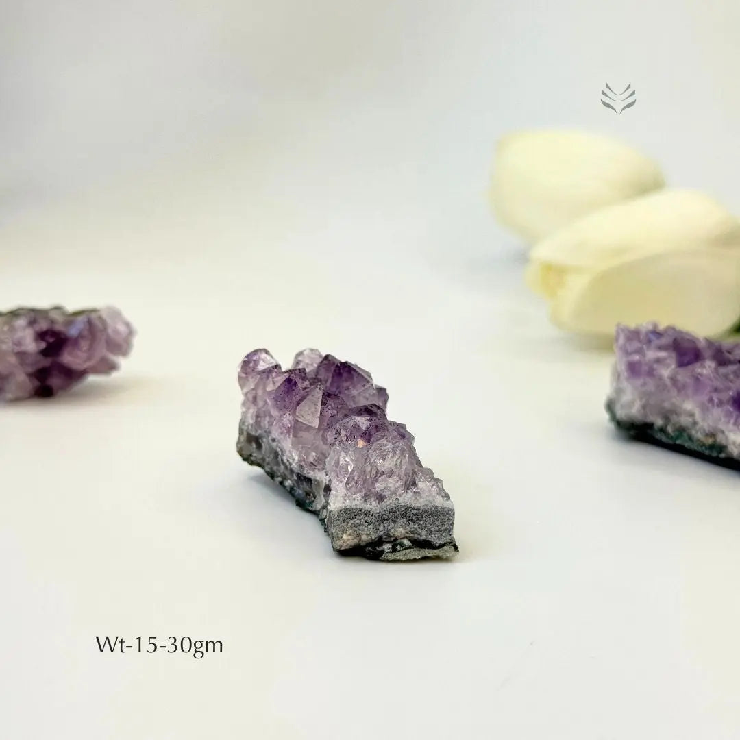 Calm In Your Palm Amethyst Cluster  Geode