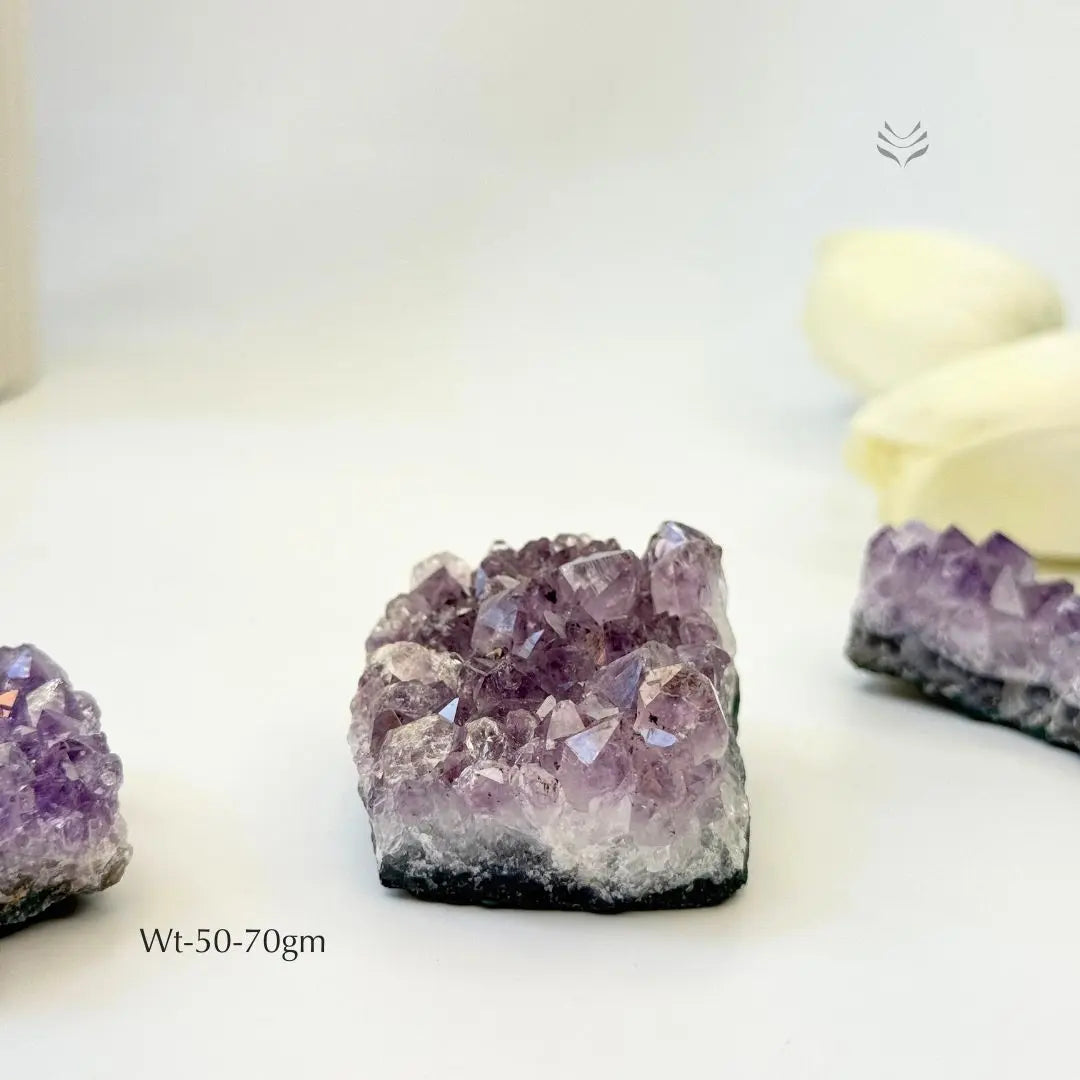 Calm In Your Palm Amethyst Cluster  Geode