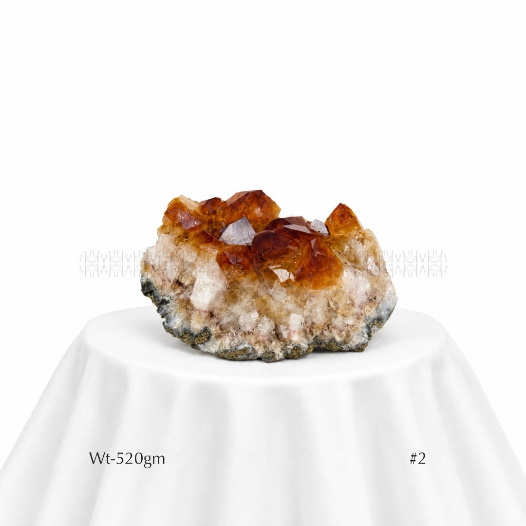 Cash Flow Citrine Cluster  Crystal Cluster