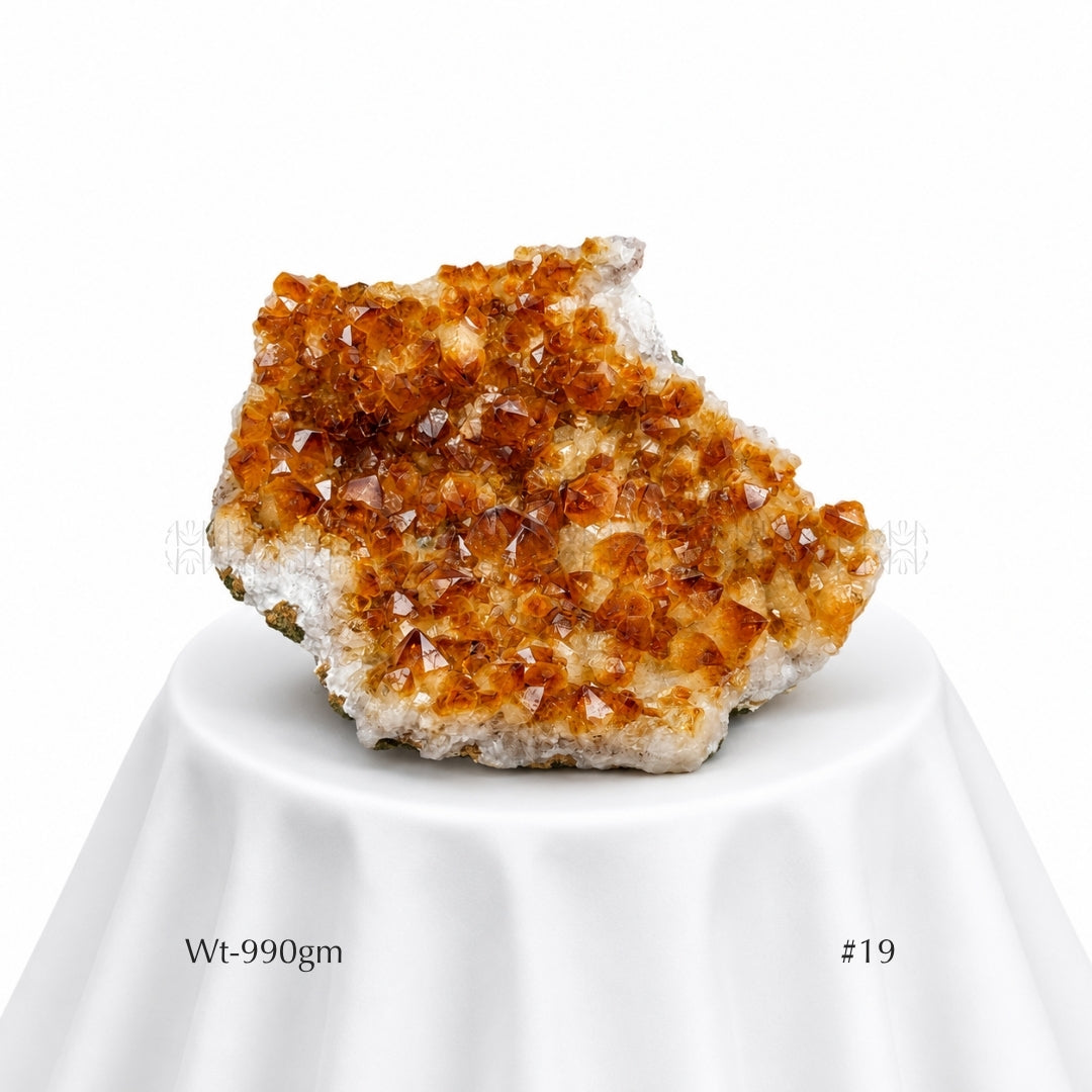 Cash Flow Citrine Cluster  Crystal Cluster