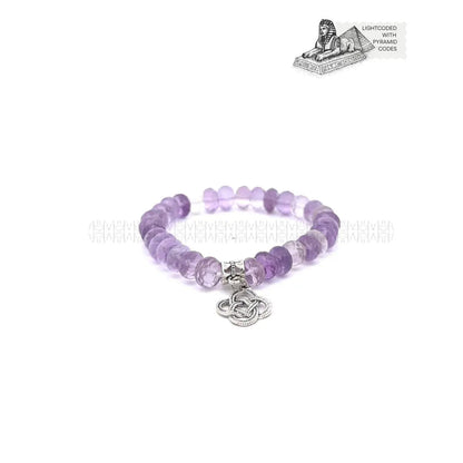 Cash Flow Diamond Cut Amethyst Bracelet 