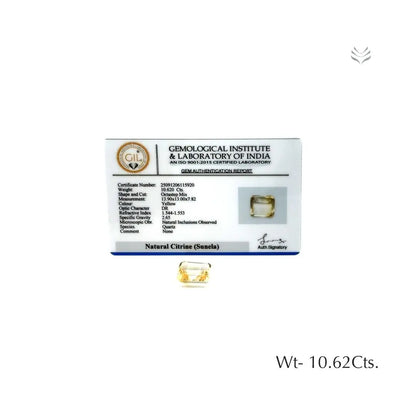 Citrine - 10.62 Ct  Gemstones
