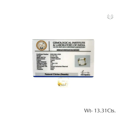 Citrine - 13.31 Ct  Gemstones