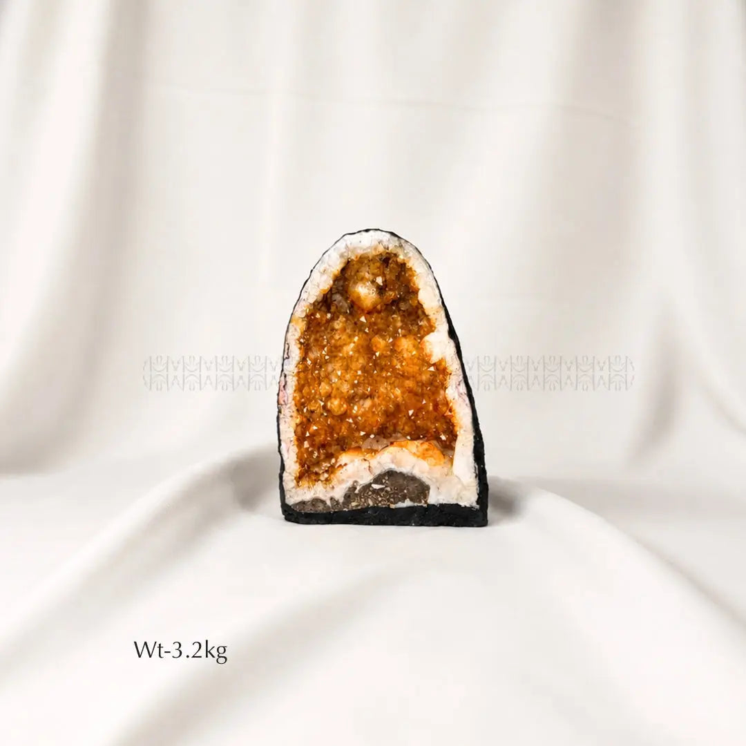 Citrine Geode - Radiant Fortune 