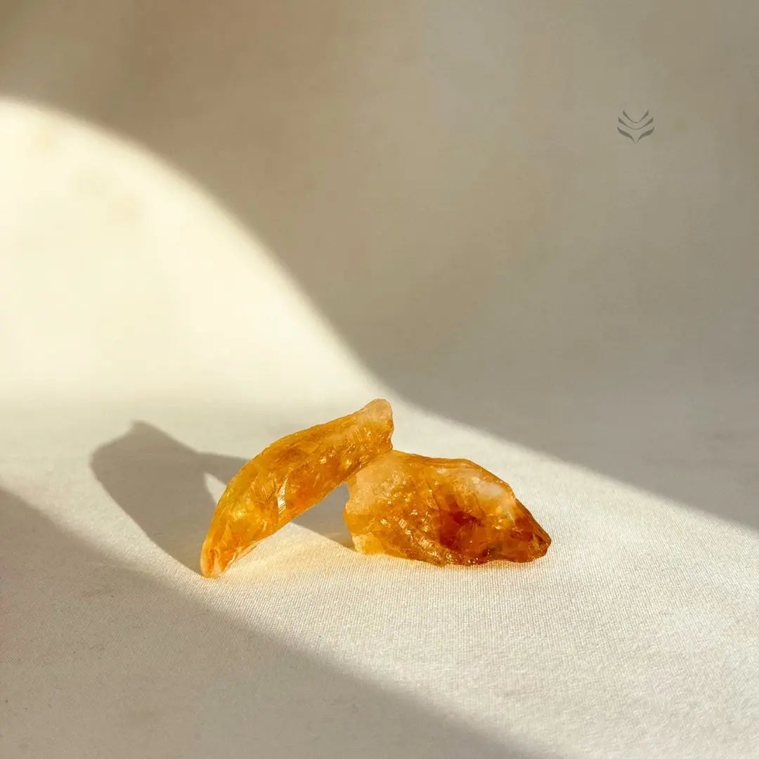 Citrine Rough Tumbles  Crystal Tumbles