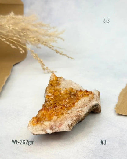 BRAZILIAN CITRINE CLUSTER - THE STONE OF SUCCESS & ABUNDANCE