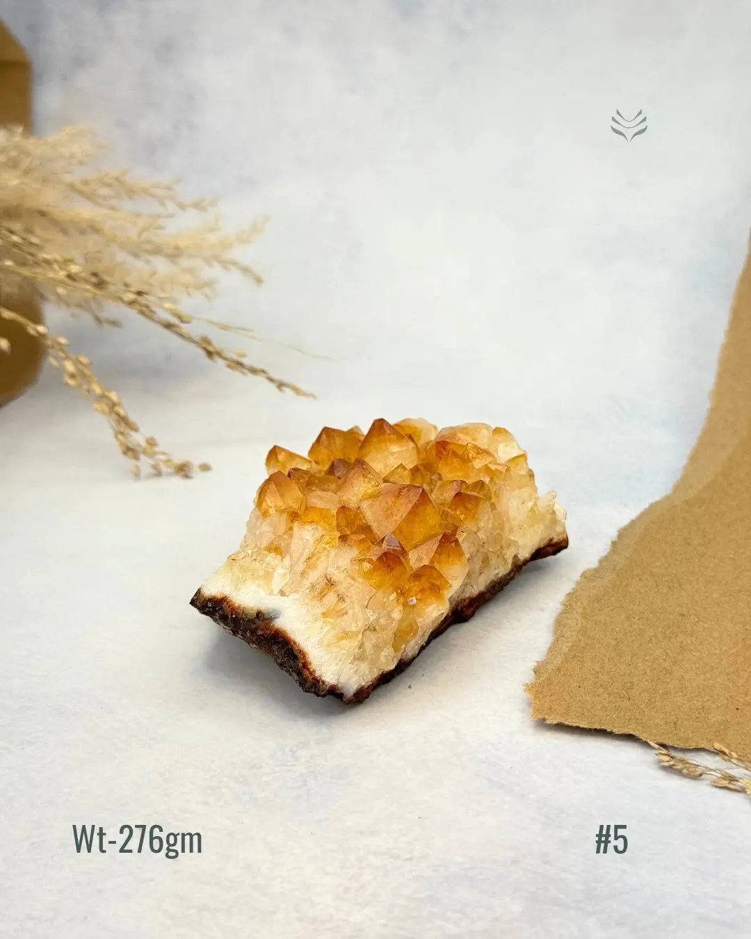 BRAZILIAN CITRINE CLUSTER - THE STONE OF SUCCESS & ABUNDANCE