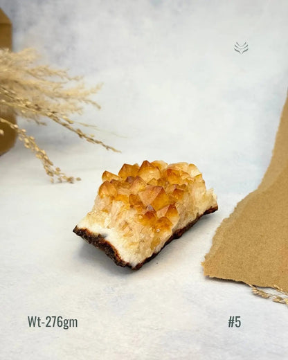 BRAZILIAN CITRINE CLUSTER - THE STONE OF SUCCESS & ABUNDANCE