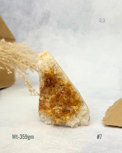 BRAZILIAN CITRINE CLUSTER - THE STONE OF SUCCESS & ABUNDANCE