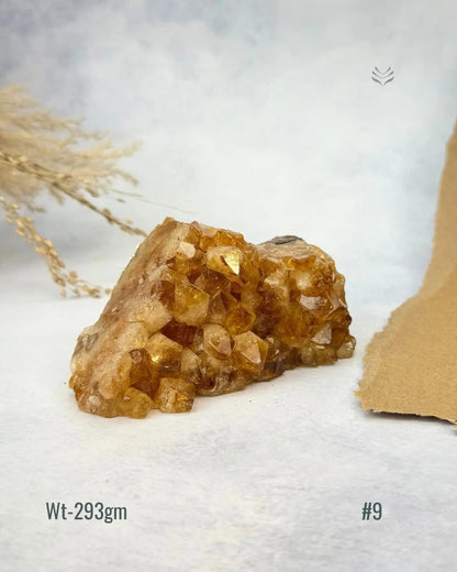 BRAZILIAN CITRINE CLUSTER - THE STONE OF SUCCESS & ABUNDANCE