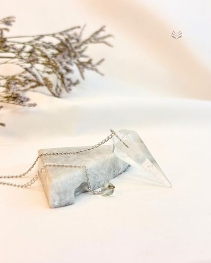 Crystal Pendulum- Clear Quartz 