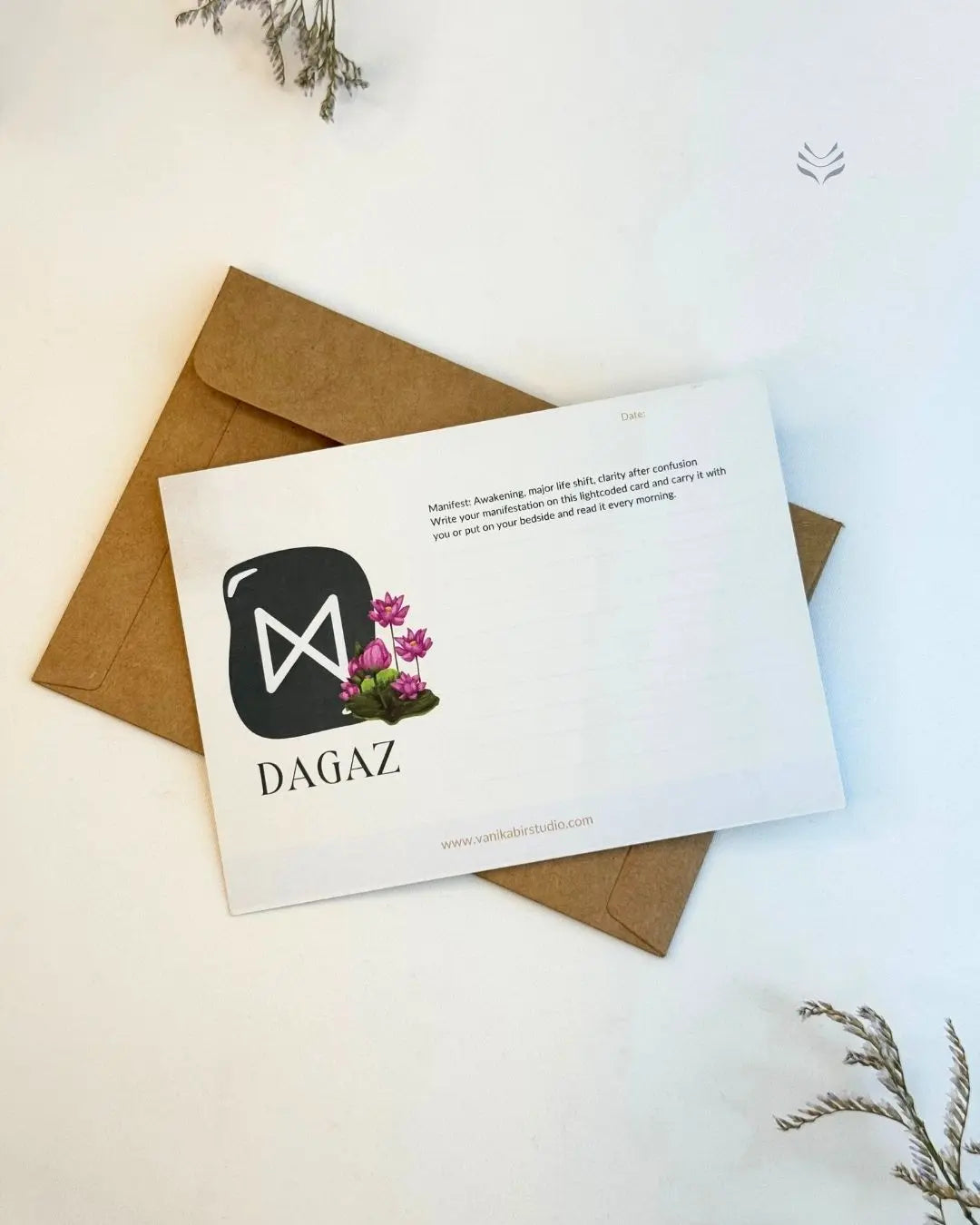 Dagaz- For Spiritual Awakening (Rune Manifestation Card) 