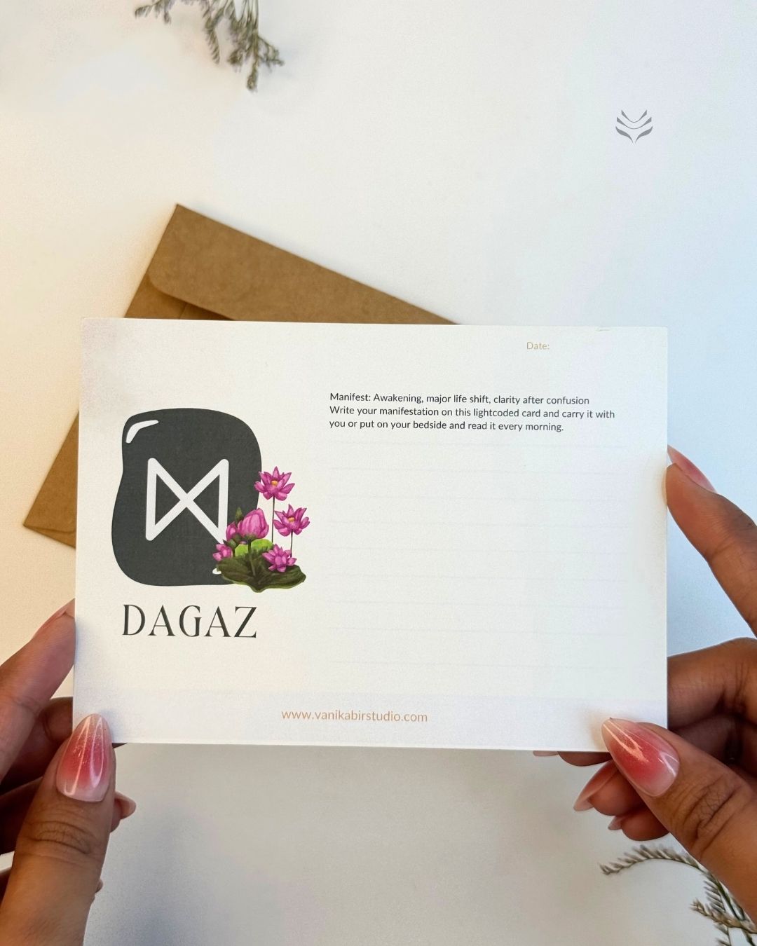 Dagaz- For Spiritual Awakening (Rune Manifestation Card) 