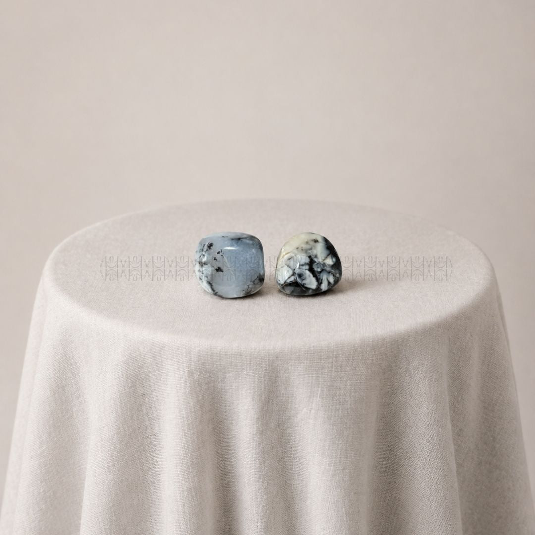 Dendritic Agate Tumbles  Crystal Tumbles