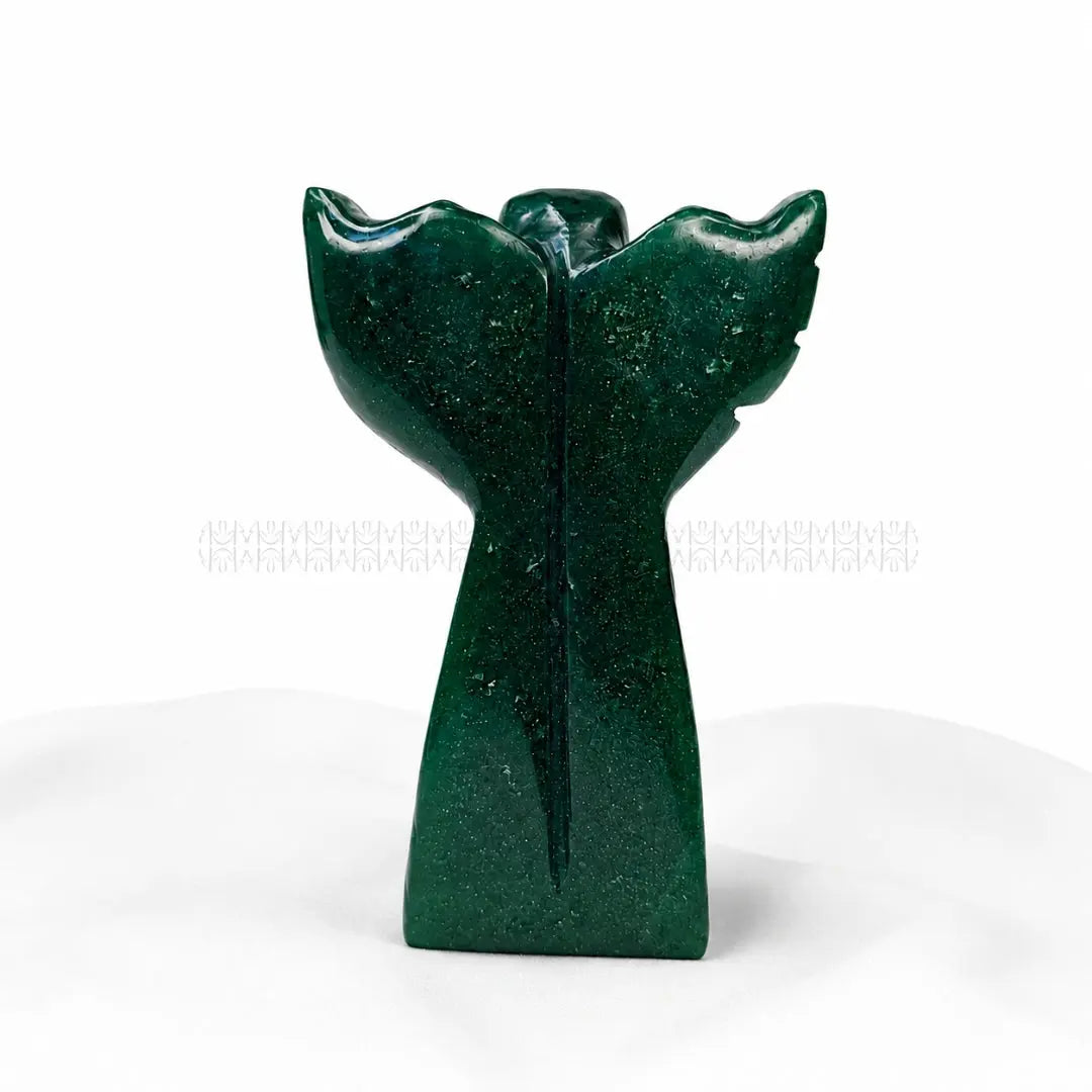 Drop Your Worry - Green Aventurine Angel 