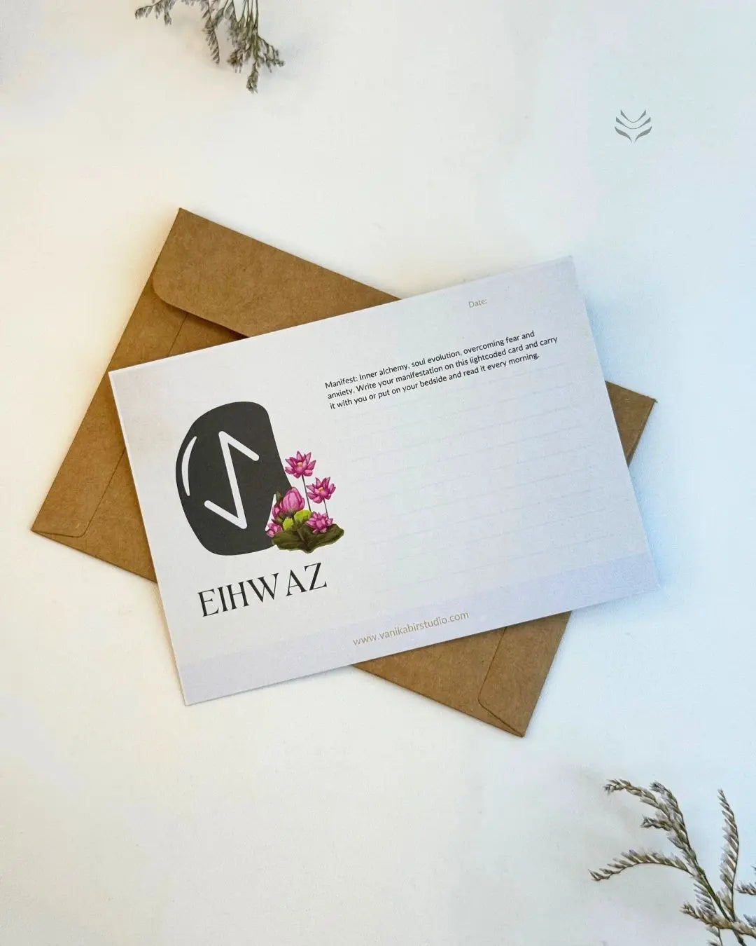 Eihwaz-For Letting Go of Burden (Rune Manifestation Card) 