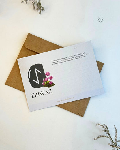 Eihwaz-For Letting Go of Burden (Rune Manifestation Card) 