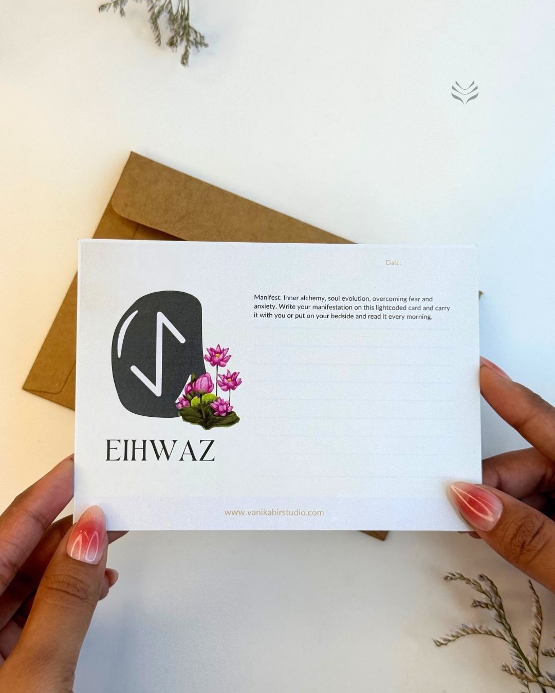 Eihwaz-For Letting Go of Burden (Rune Manifestation Card) 