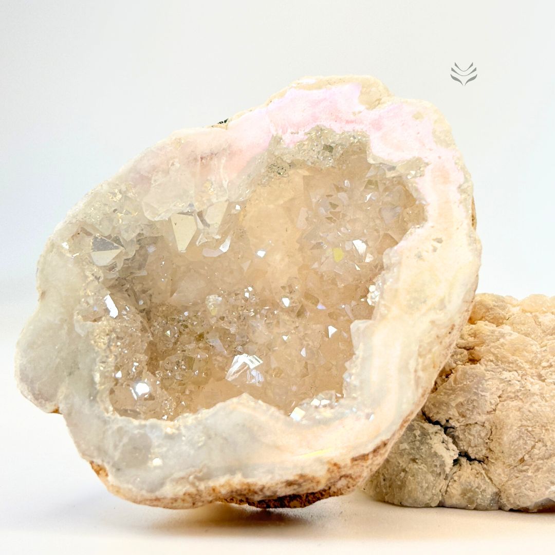 Emotional Healing Moonlight Geode for Health & Wellness