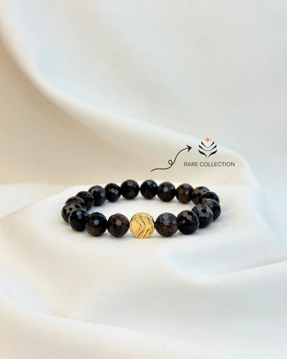 Ancient Support Petrified Wood Bracelet (Faceted)