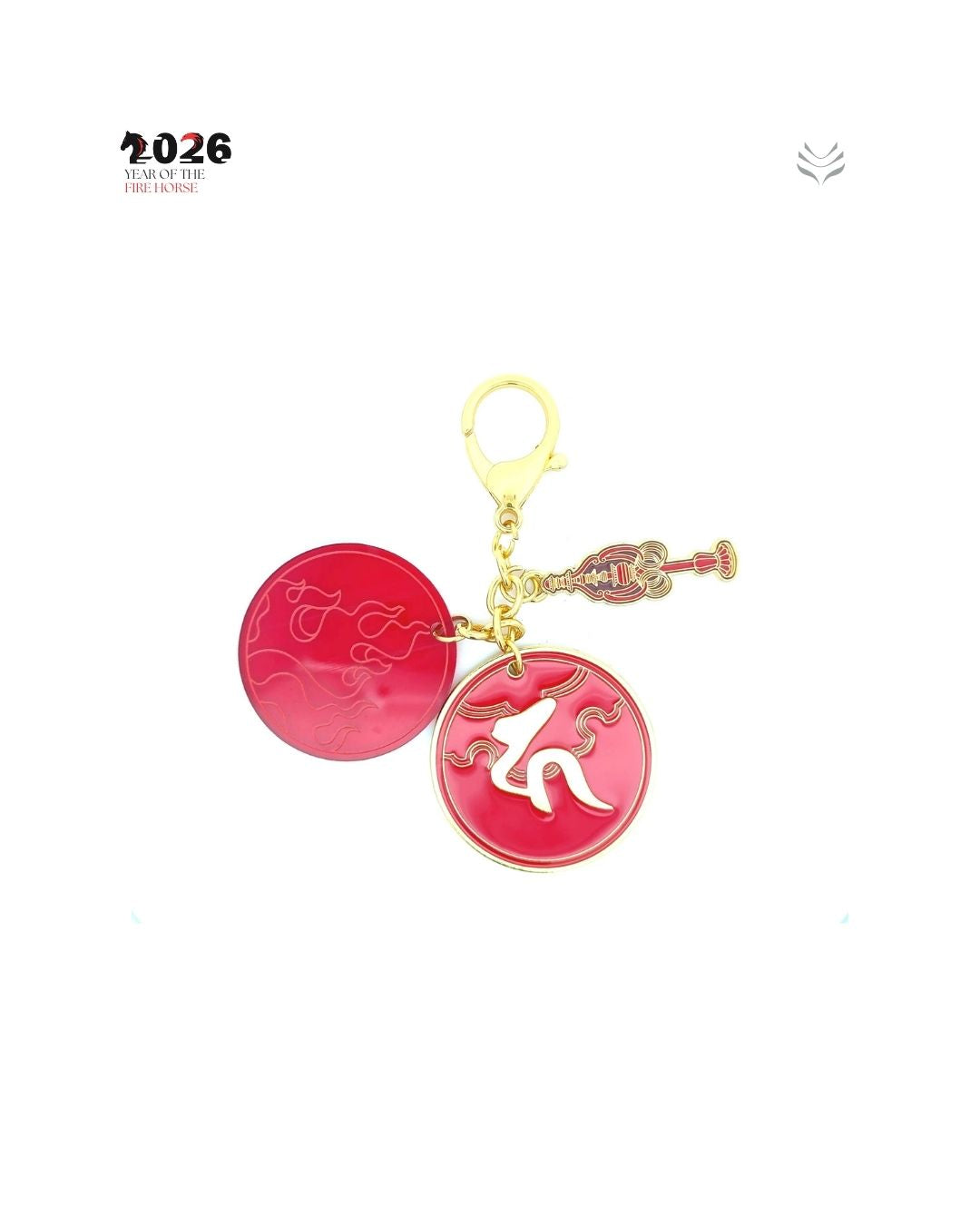 FIRE BALL & STAFF AMULET - ANTI CONFLICT