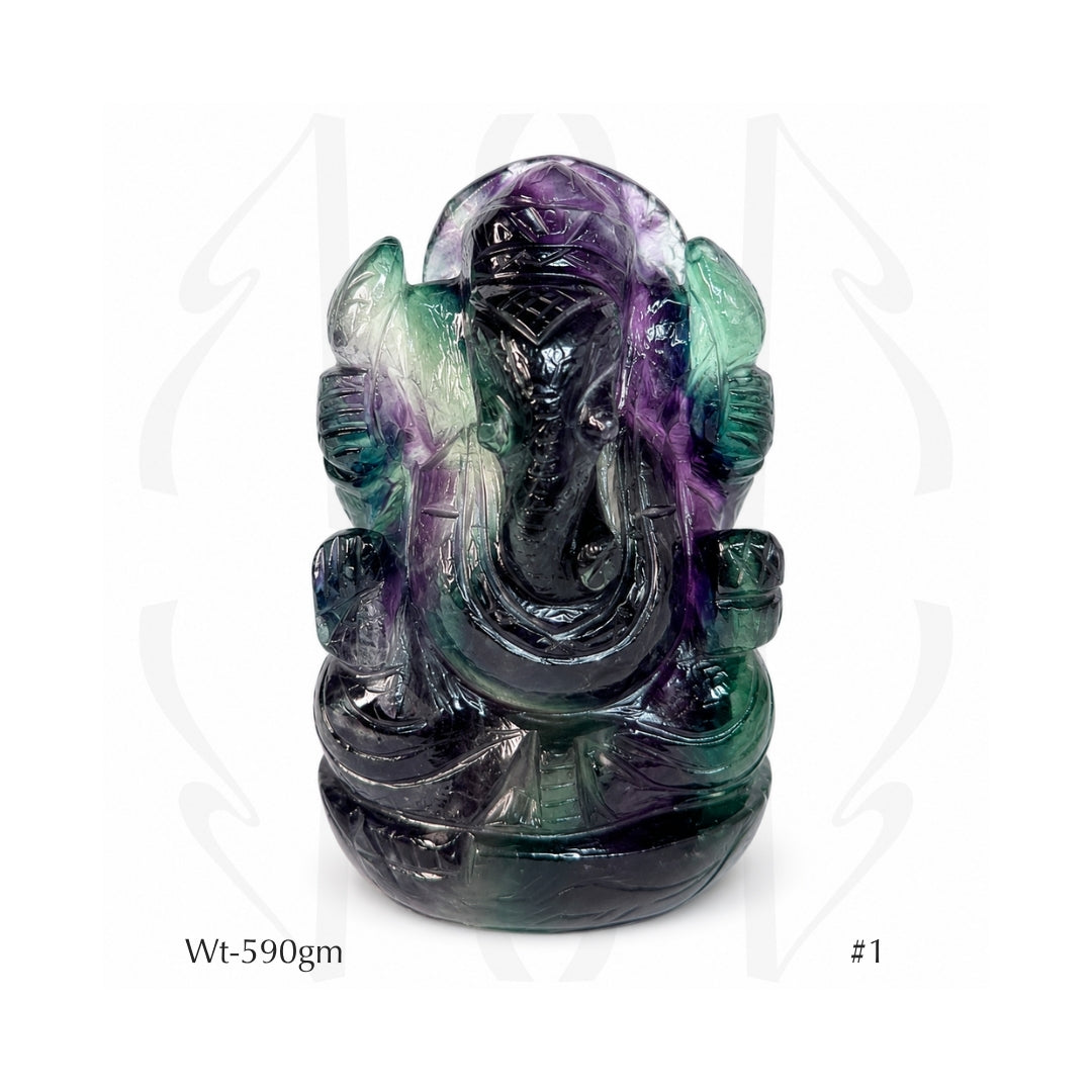 Fluorite Ganesha