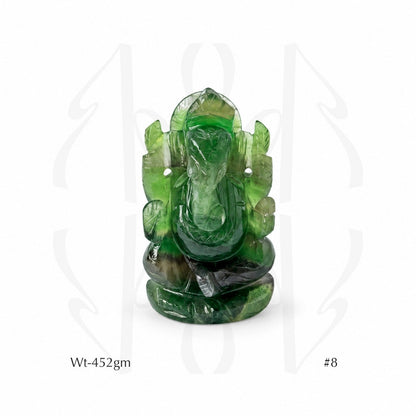 Fluorite Ganesha  Idol