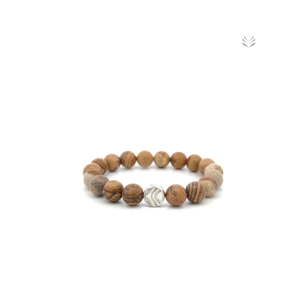 Gaia Picture Jasper Bracelet