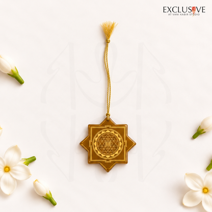 Glass Shree Yantra 