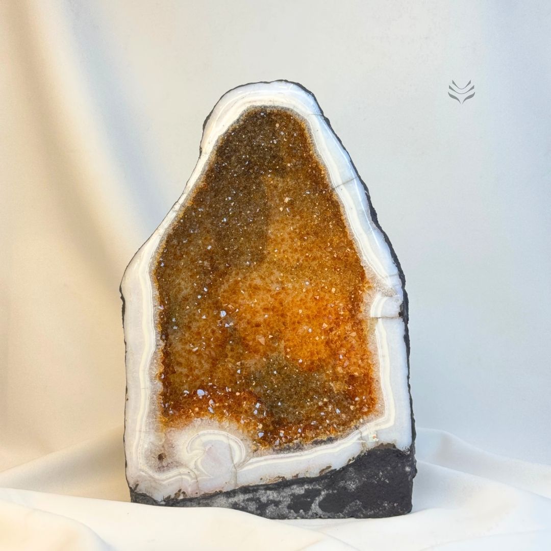 Citrine Geode - Golden Opportunity