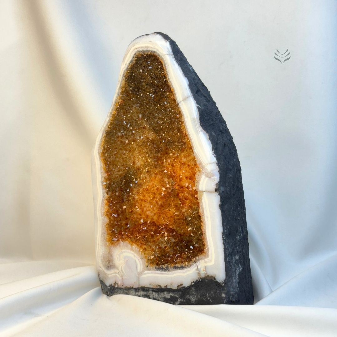 Citrine Geode - Golden Opportunity