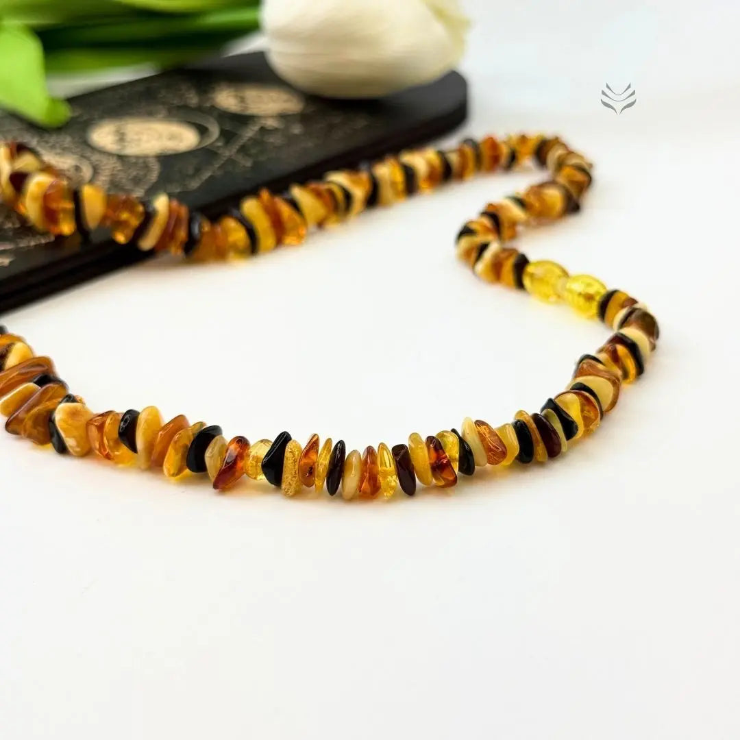 Good Health Promise Amber Necklace  Jewellery