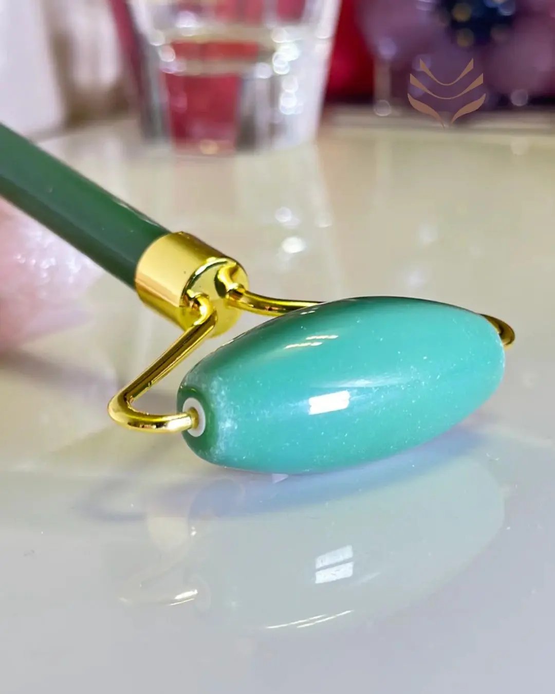 Green Aventurine Roller for Relaxation and Skin Toning