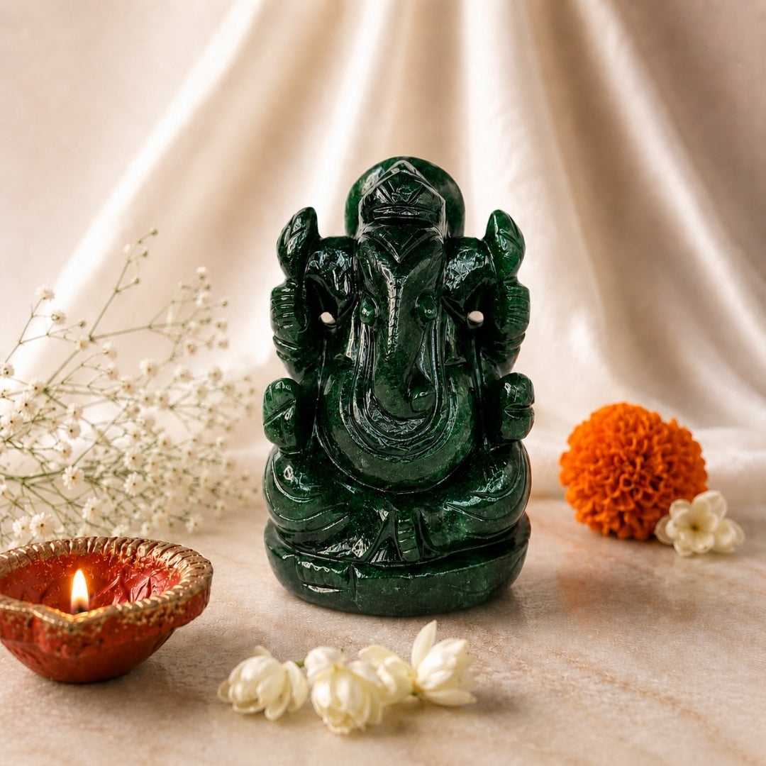 Green Aventurine Ganesha