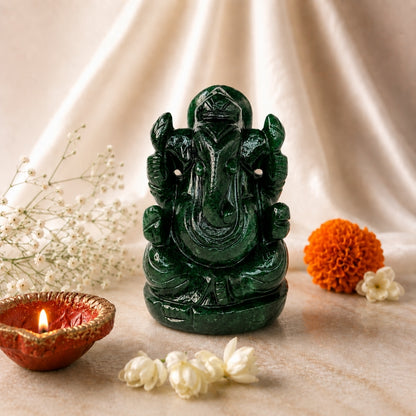 Green Aventurine Ganesha