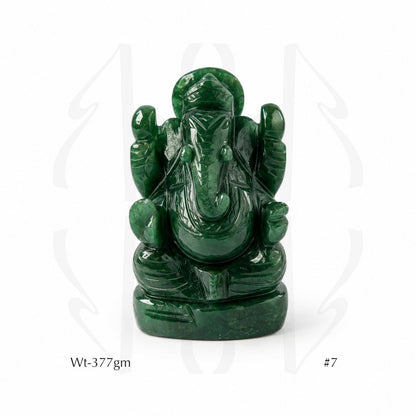 Green Aventurine Ganesha  Idol