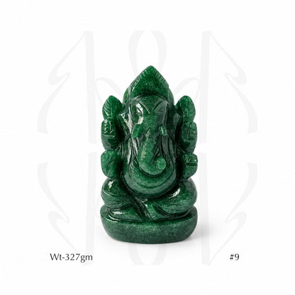 Green Aventurine Ganesha  Idol
