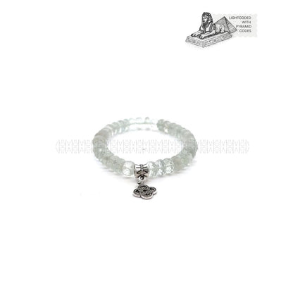 RA Prosperity Diamond Cut Green Amethyst Bracelet