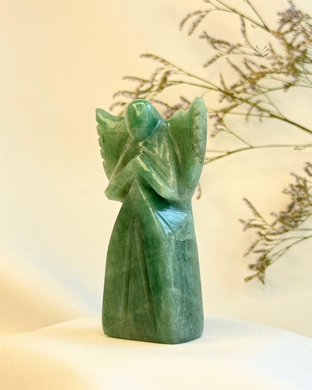 Drop Your Worry - Green Jade Angel 