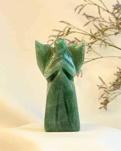 Drop Your Worry - Green Jade Angel 