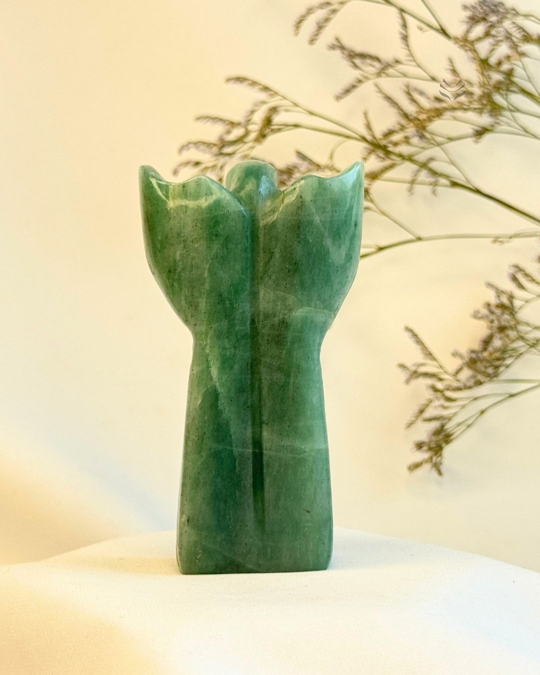 Drop Your Worry - Green Jade Angel 