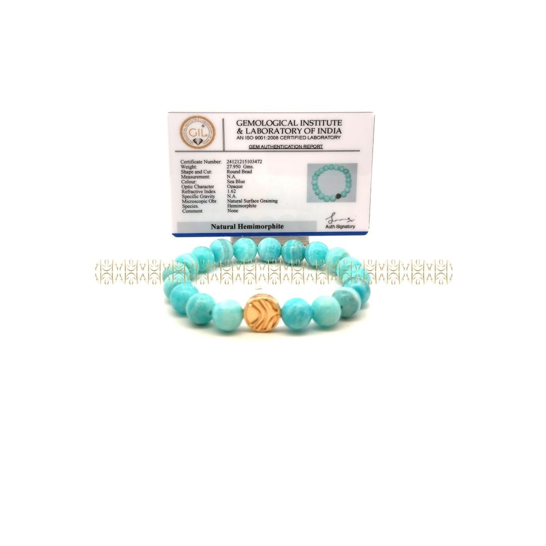Release Karmic Trauma - Hemimorphite Bracelet 