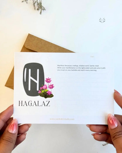 Hagalaz- For Change and Transformation (Rune Manifestation Card) 