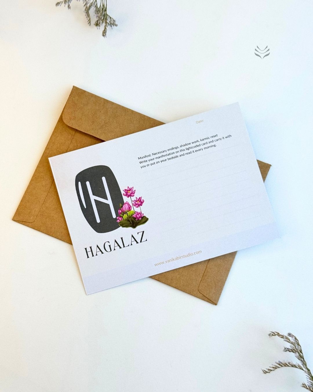 Hagalaz- For Change and Transformation (Rune Manifestation Card) 